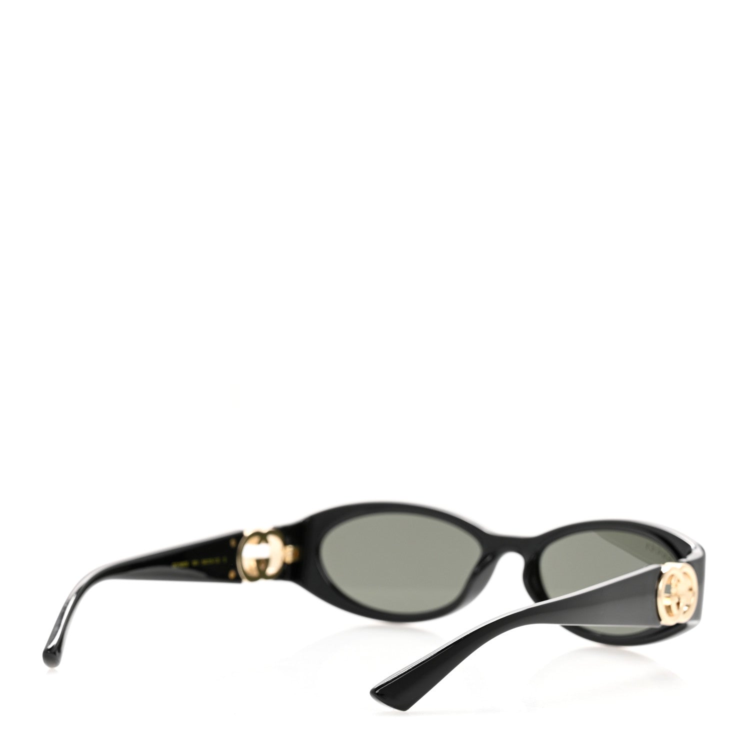 Gucci Acetate Oval Sunglasses GG1660S Black 4 of 9