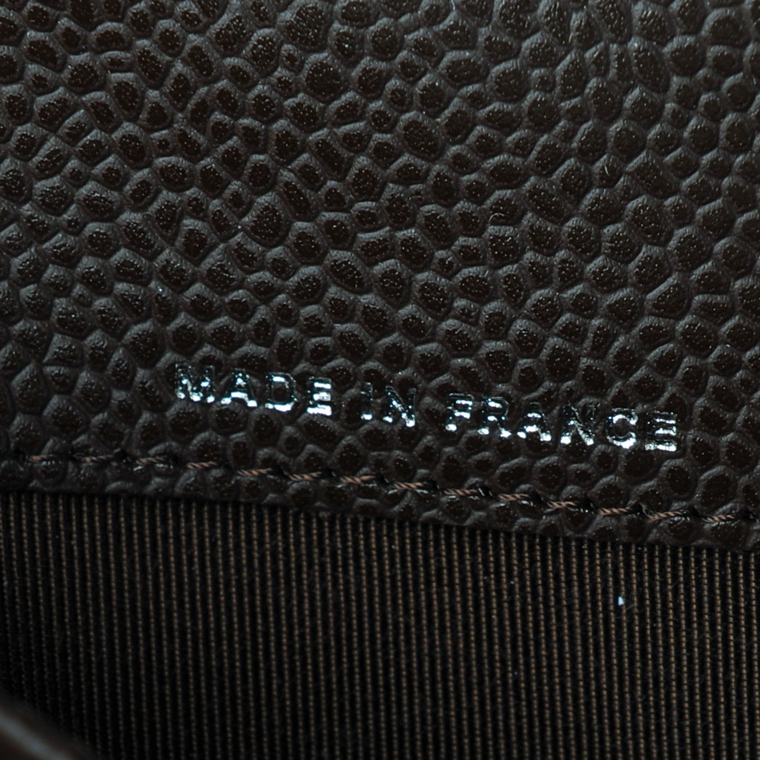 Chanel Caviar Quilted Notebook Dark Brown 8 of 9