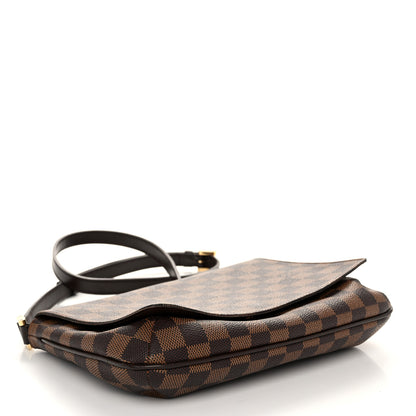 Louis Vuitton Damier Ebene Musette Tango Long Strap 4 of 10
