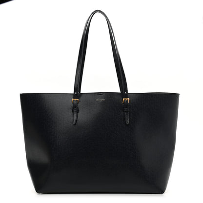 Saint Laurent Calfskin Large Shopping Tote Deep Marine 2 of 13