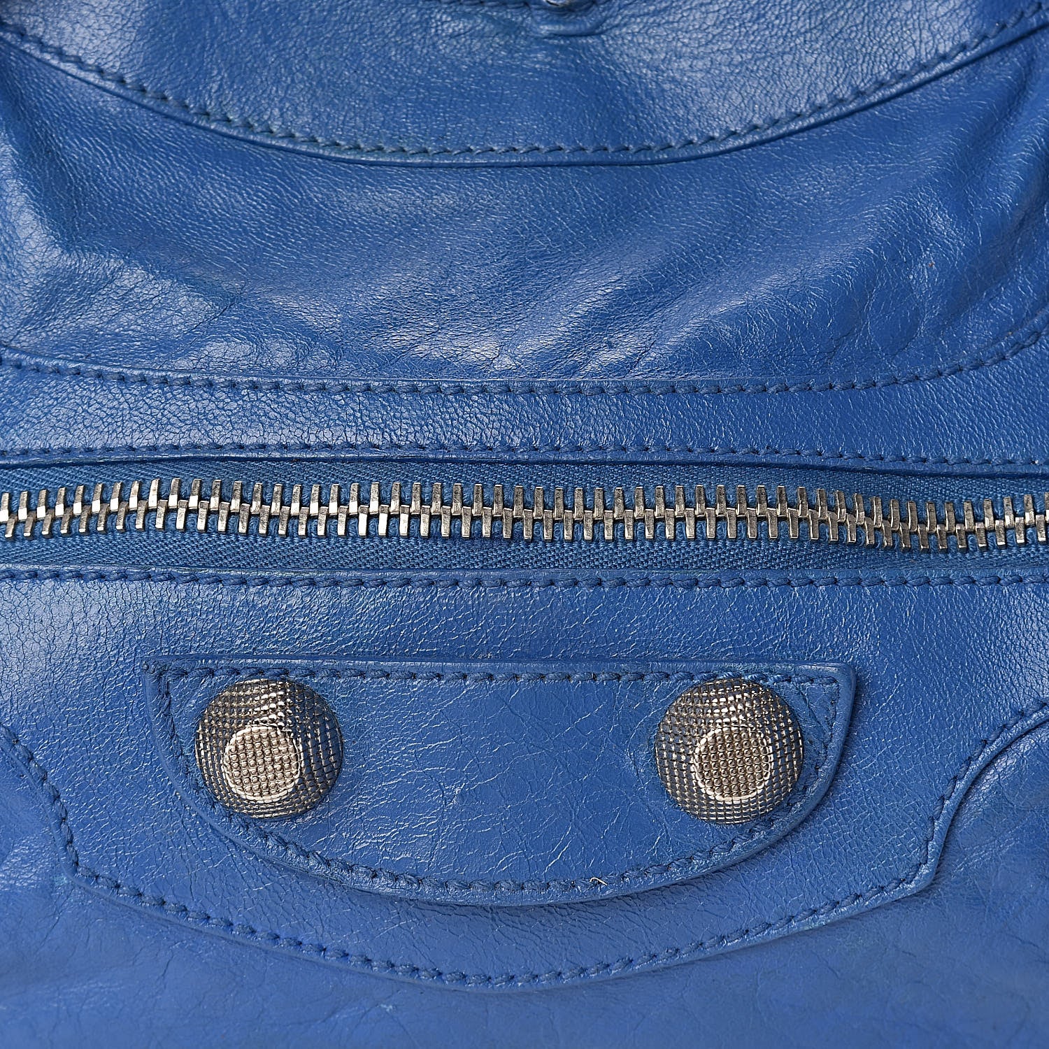 Balenciaga Agneau Giant 21 Silver Hardware City French Bleu 13 of 22