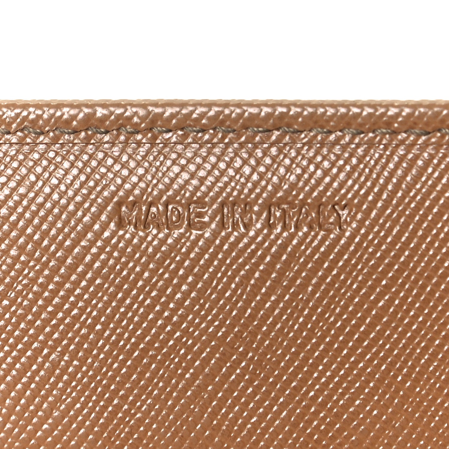 Prada Saffiano Metal Continental Flap Wallet Cuoio 7 of 10