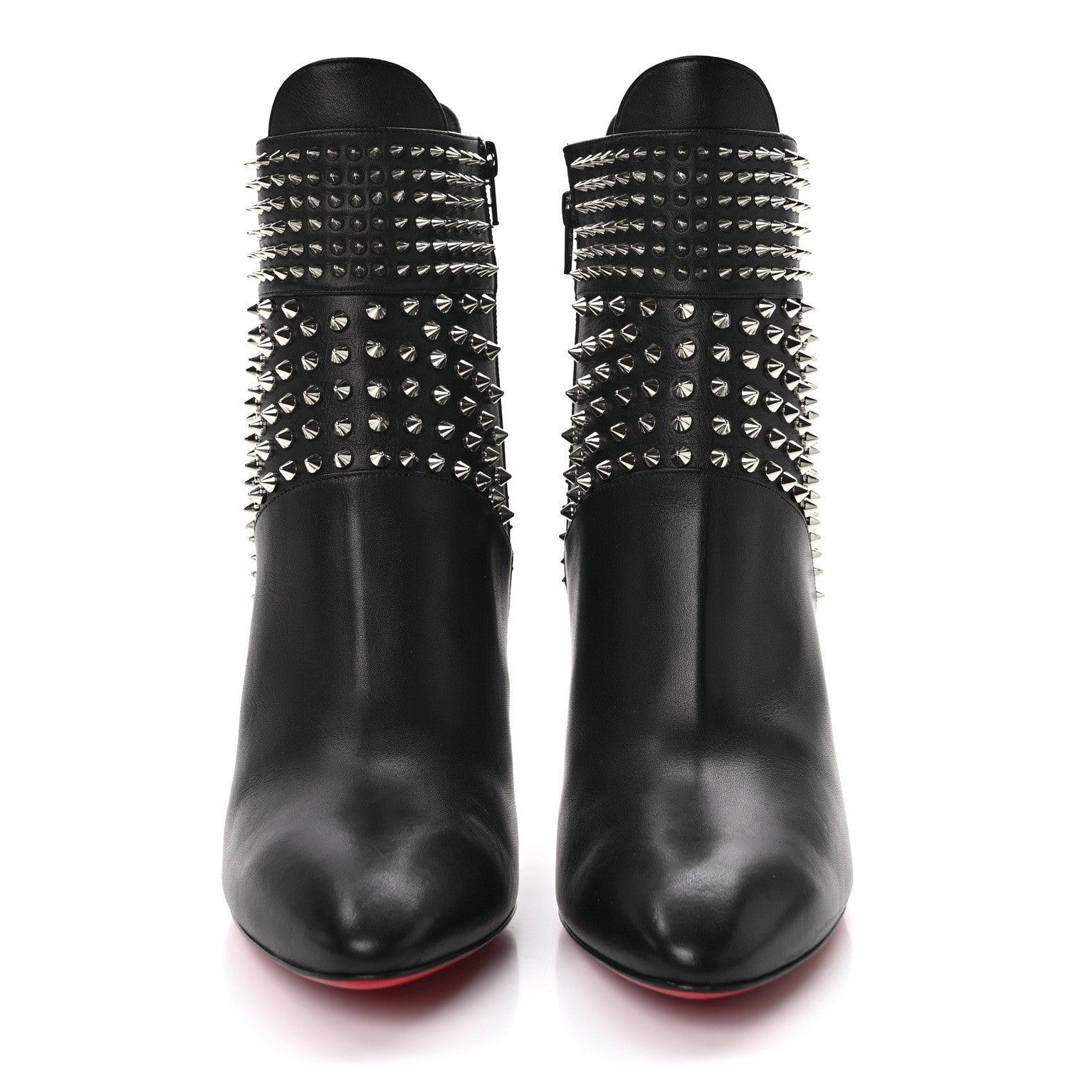 Christian Louboutin Calfskin Hongroise 85 Ankle Boots 40.5 Black 2 of 8