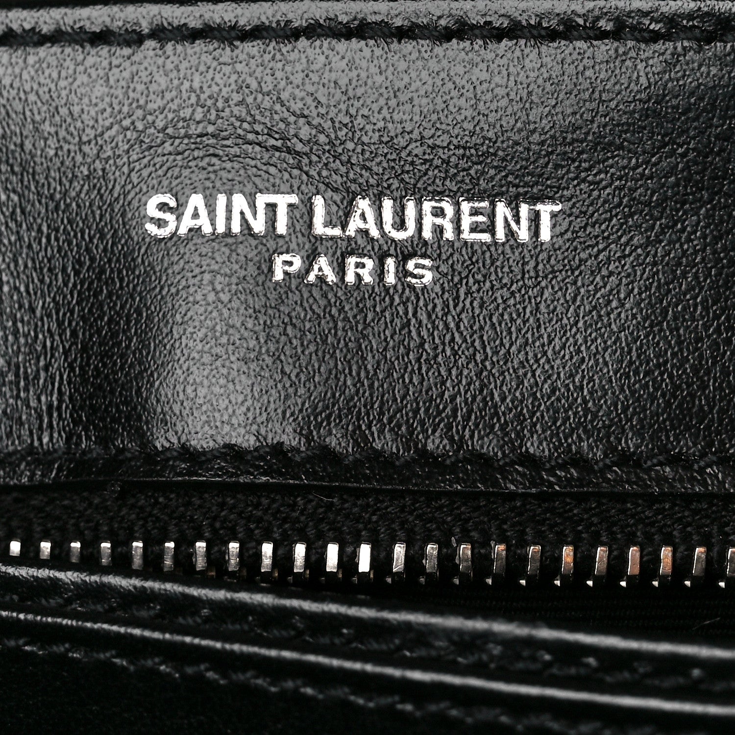 Saint Laurent Calfskin Y Quilted Monogram Toy Loulou Crossbody Bag Black 6 of 13