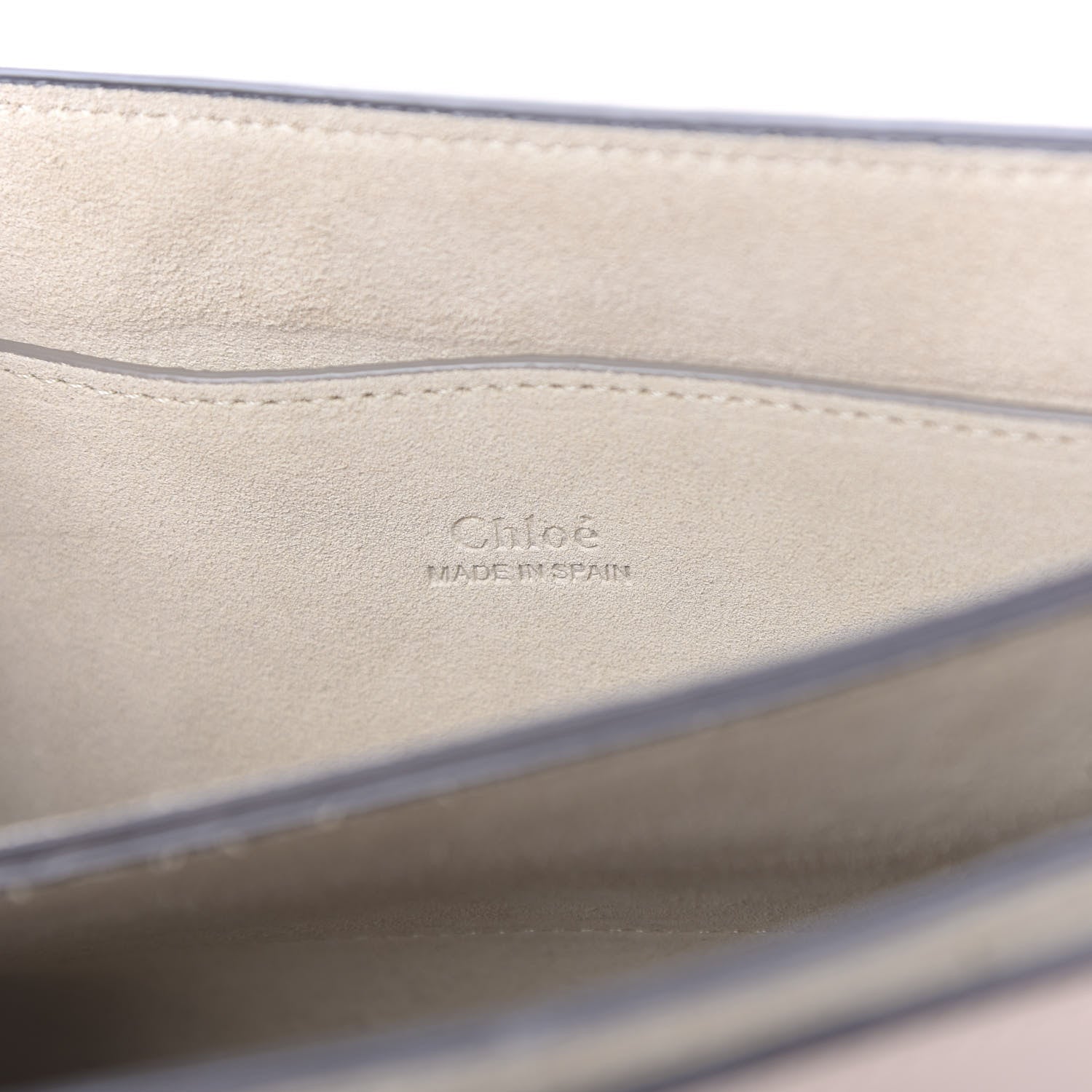 Chloe Suede Calfskin Small Faye Shoulder Bag Cement Pink 6 of 12