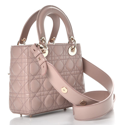 Christian Dior Lambskin Cannage Small My Lady Dior Light Pink 3 of 8