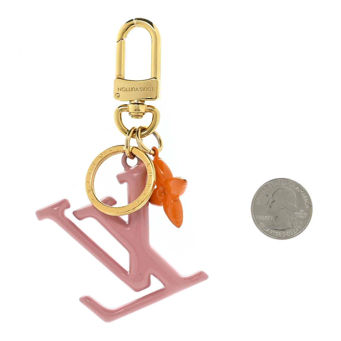 LV Pop Flower Bag Charm Key Holder Multicolor