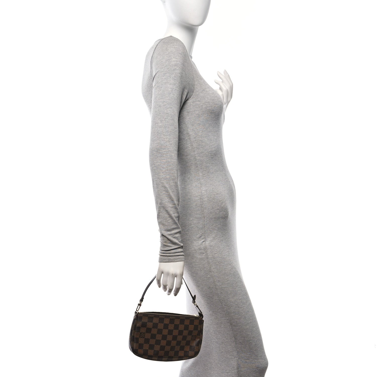 Louis Vuitton Damier Ebene Navona Pochette Accessories 2 of 9