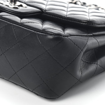 Chanel Lambskin Quilted Mini Rectangular Flap Black 8 of 8