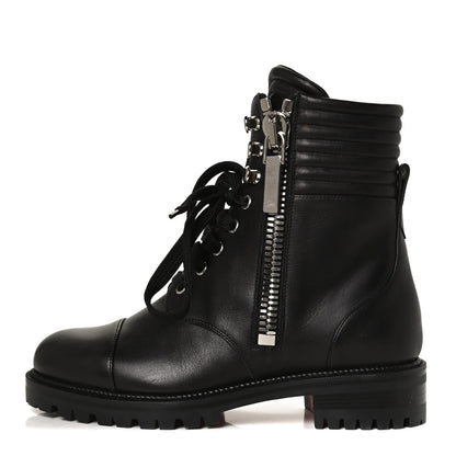 Christian Louboutin Calfskin Quilted En Hiver Boots 36.5 Black 1 of 9