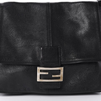 Fendi Calfskin Big Forever Mama Baguette Black 11 of 11
