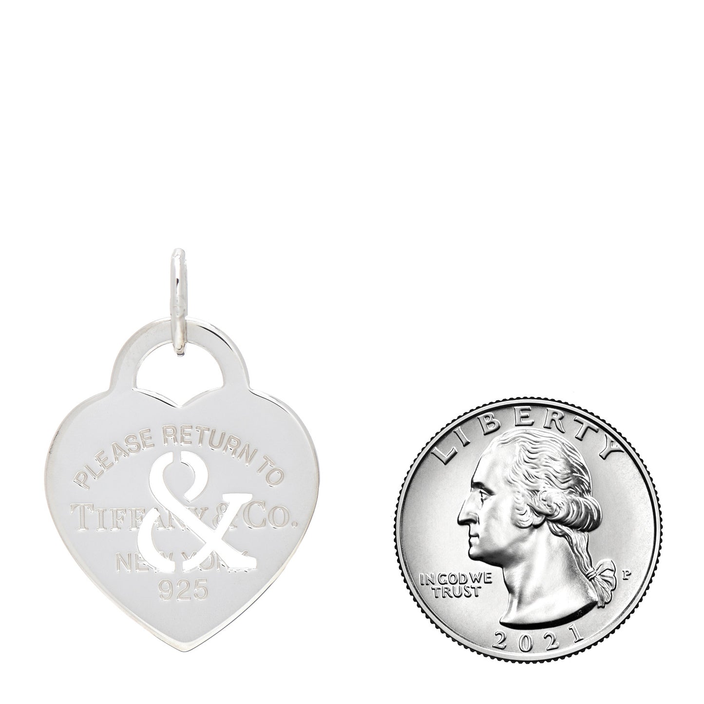 Sterling Silver Return to Tiffany Ampersand Heart Charm