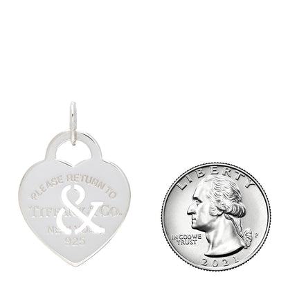 Tiffany Sterling Silver Return to Tiffany Ampersand Heart Charm 2 of 3