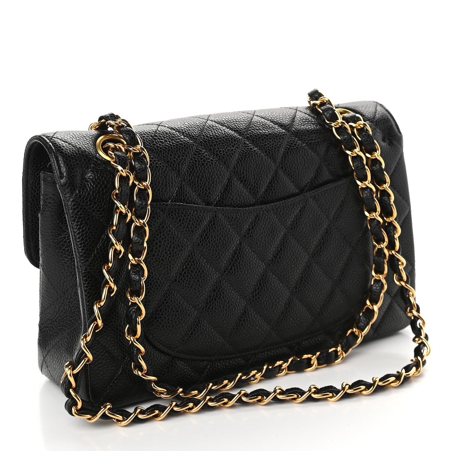 Chanel Caviar Quilted Small Double Flap Black 3 of 9