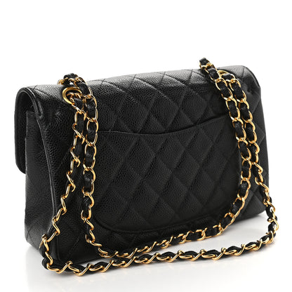 Chanel Caviar Quilted Small Double Flap Black 3 of 9