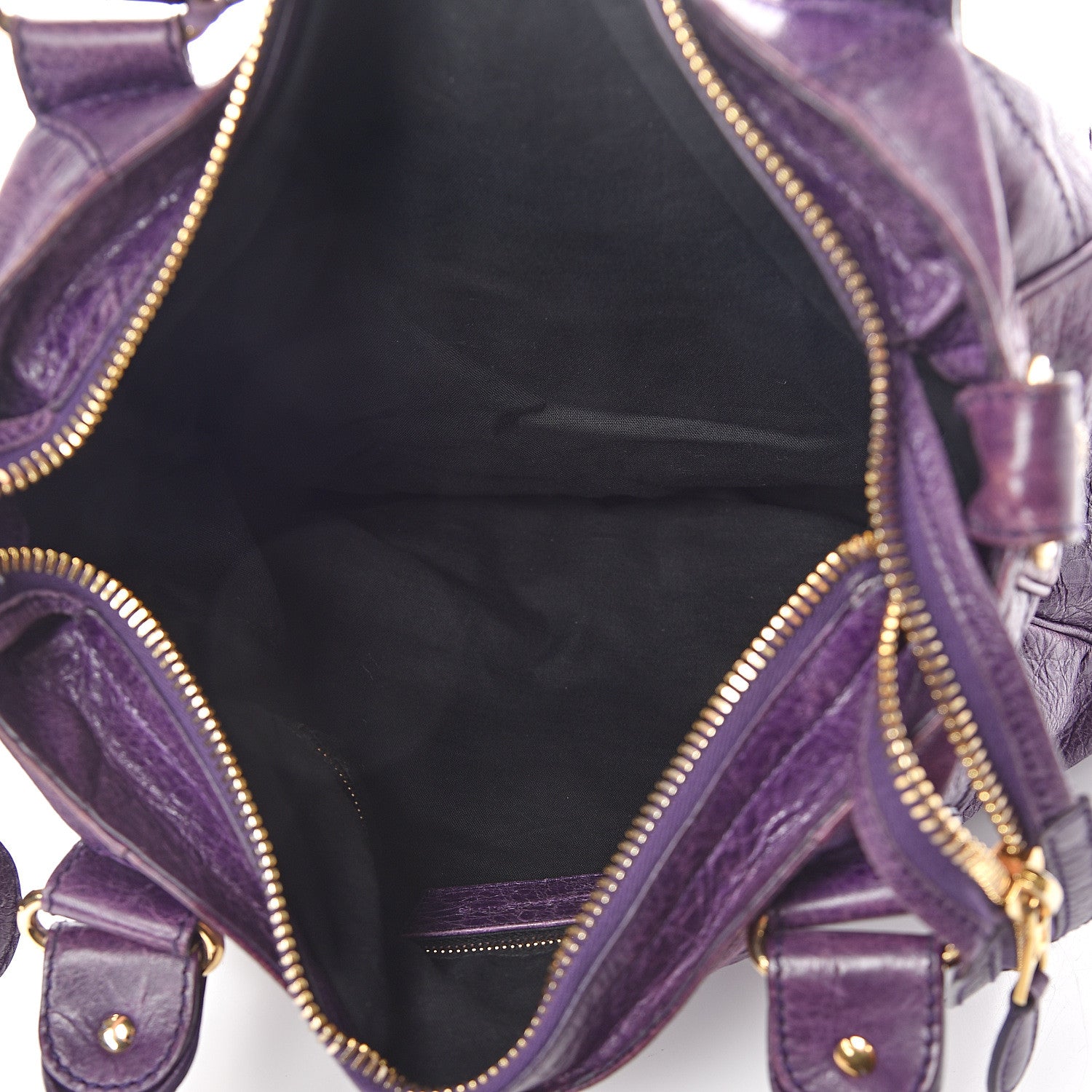 Balenciaga Agneau Giant 21 Gold Hardware Velo Dark Violet 4 of 7
