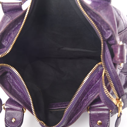 Balenciaga Agneau Giant 21 Gold Hardware Velo Dark Violet 4 of 7