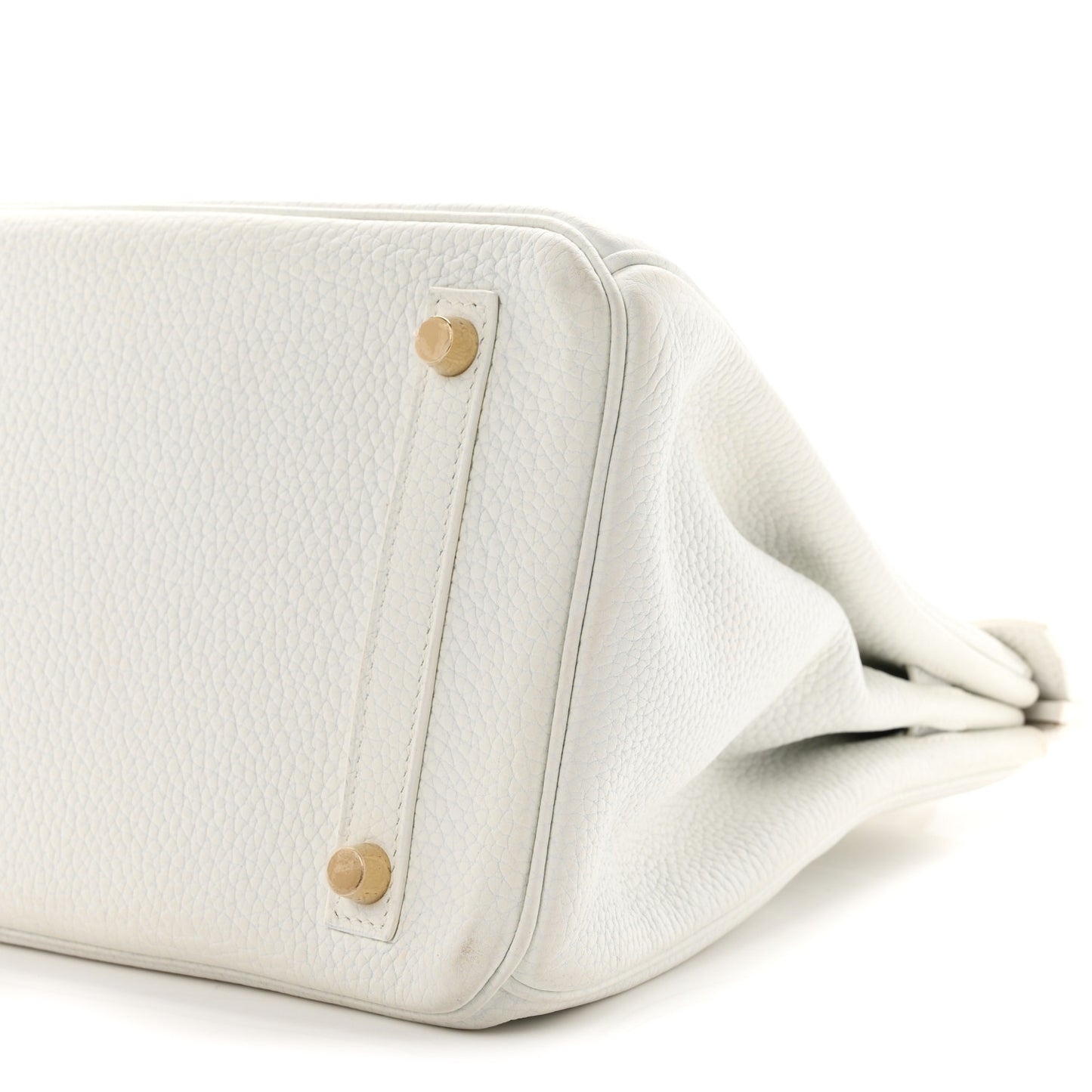 Taurillon Clemence Birkin 30 White