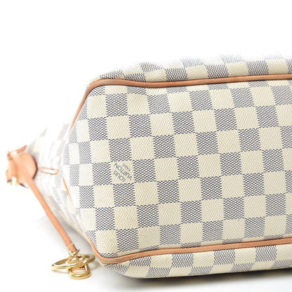 Louis Vuitton Damier Azur Delightful MM Rose Ballerine 5 of 17