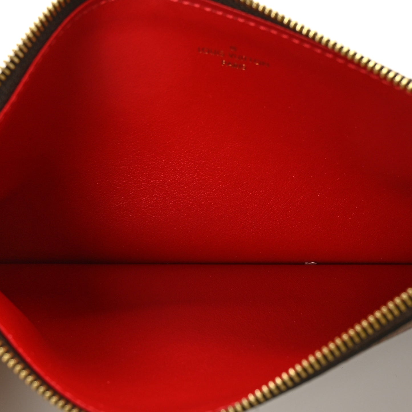 Damier Ebene Felicie Chain Wallet Zippered Insert