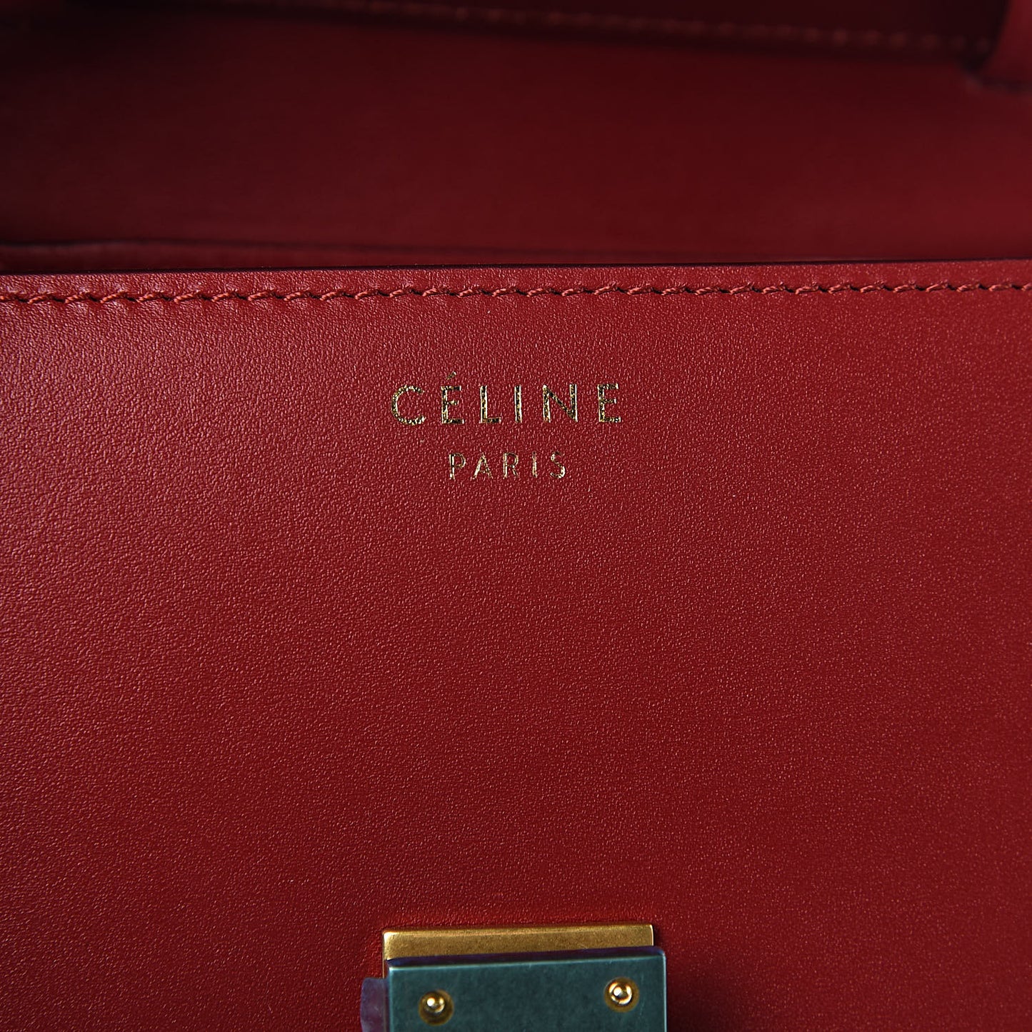 Smooth Calfskin Small Classic Box Flap Bag Red