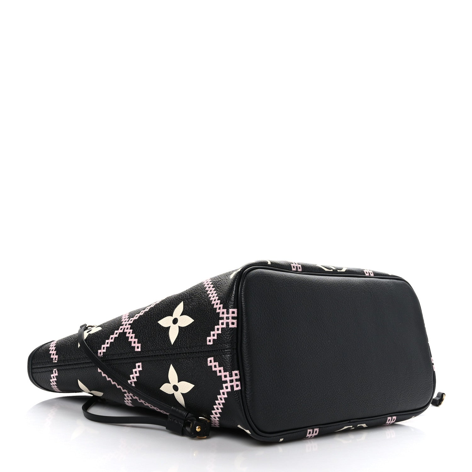 Louis Vuitton Empreinte Monogram Giant Broderies Neverfull MM Black 5 of 9