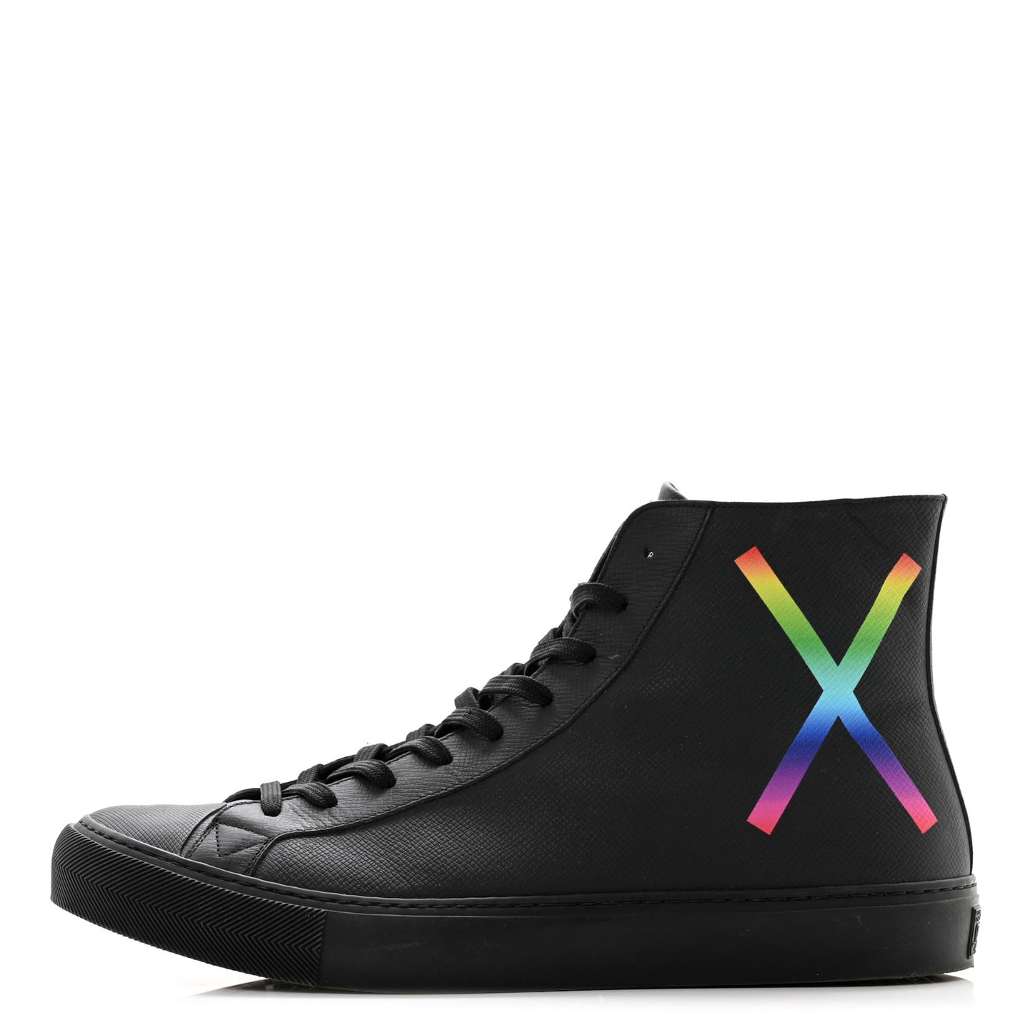 Calfskin LV Tattoo Sneaker Boots 10 Black