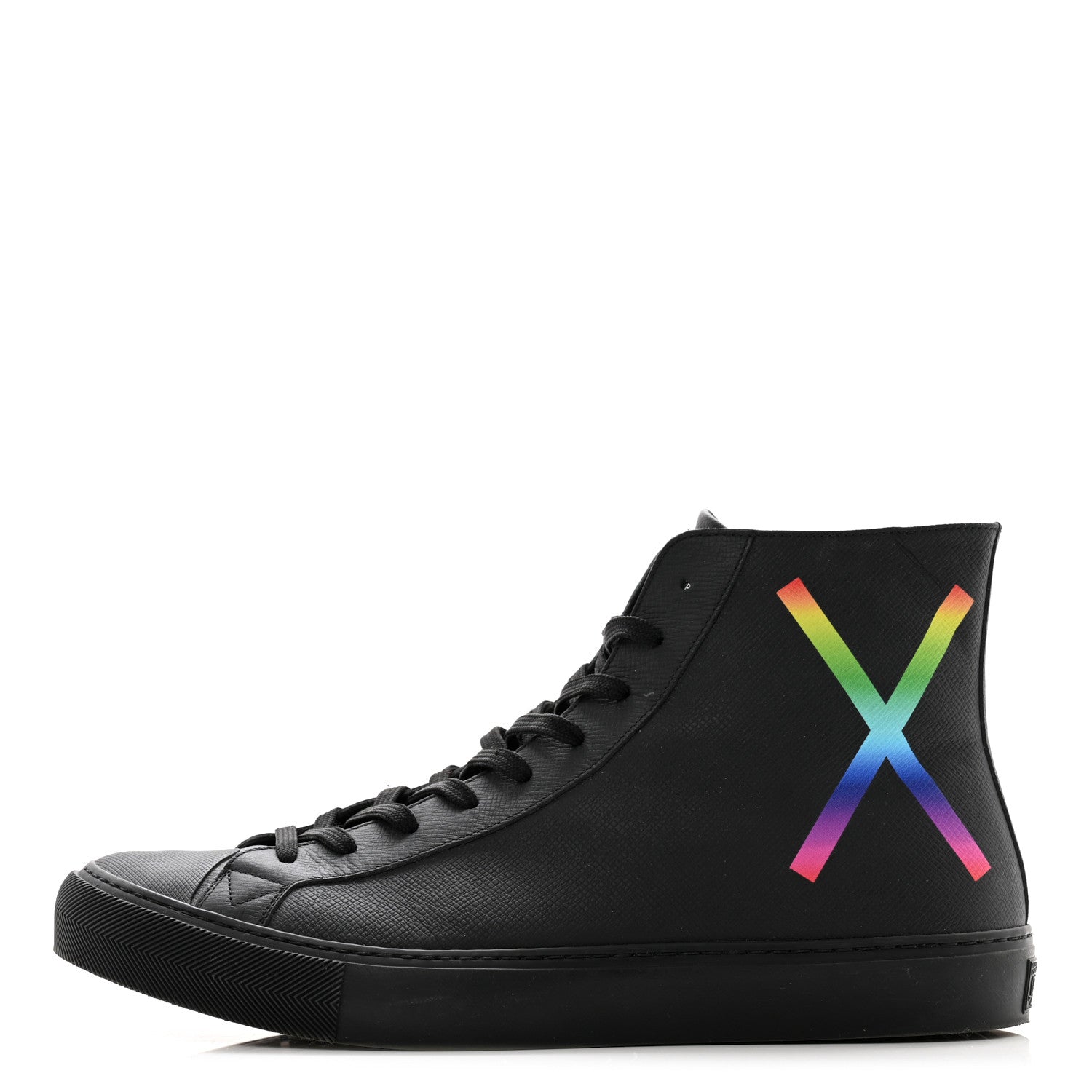 Louis Vuitton Calfskin LV Tattoo Sneaker Boots 10 Black 1 of 11