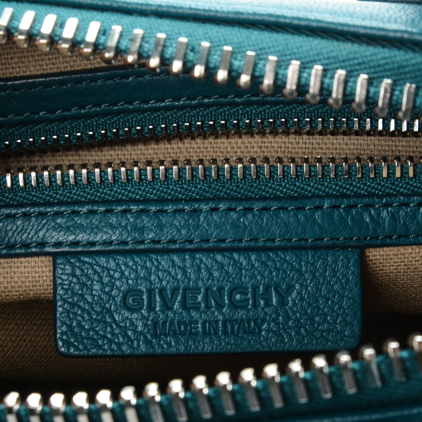 Sugar Goatskin Mini Antigona Blue
