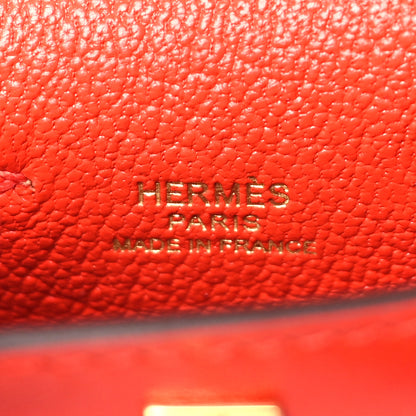 Hermes Tadelakt Mini Kelly Twilly Bag Charm Capucine 4 of 6