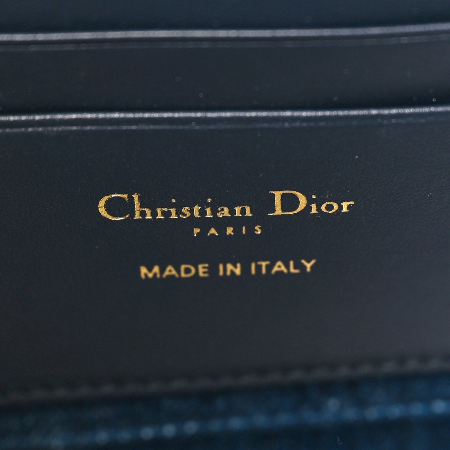 Denim Oblique 30 Montaigne Dea Pouch Blue