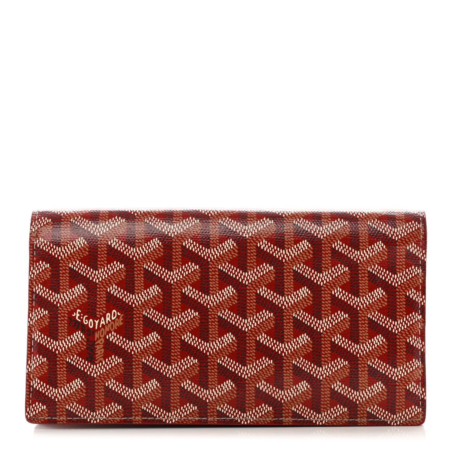 Goyardine Richelieu Wallet Red