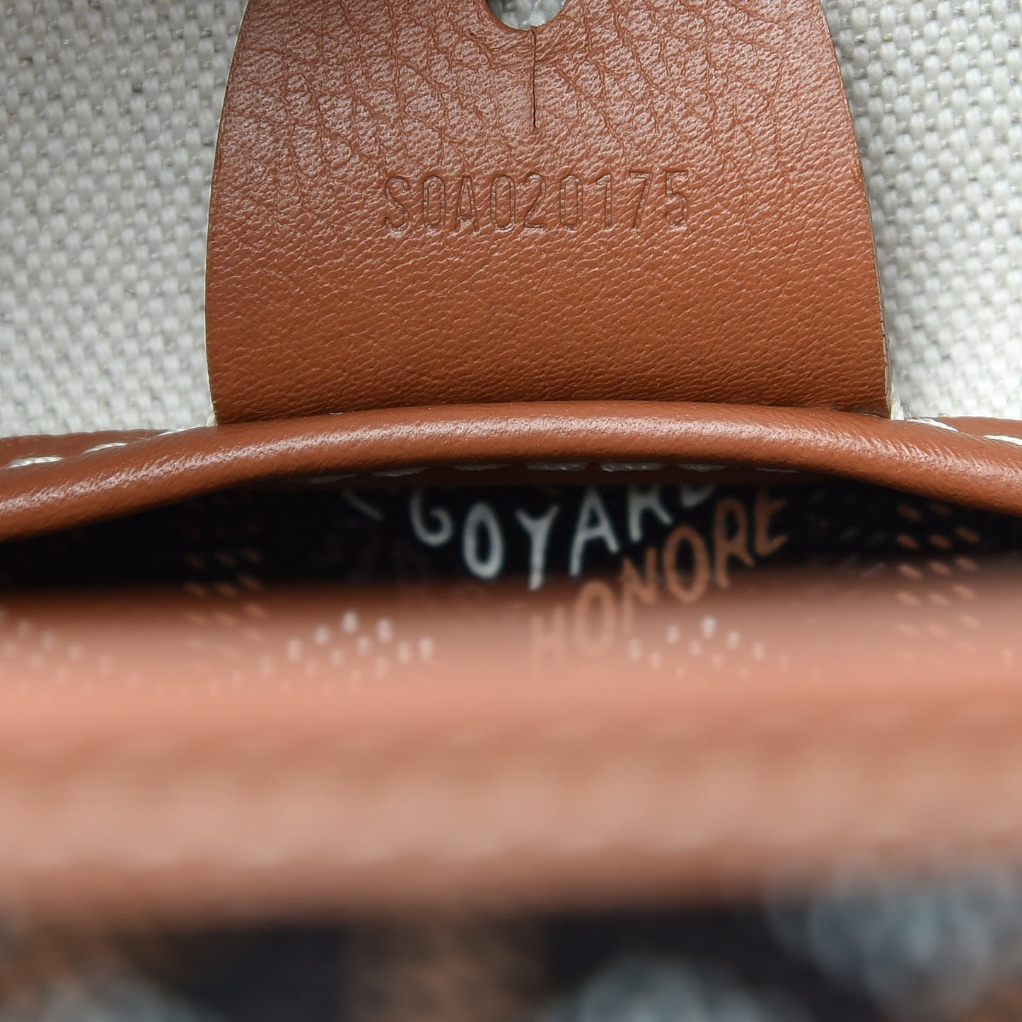 Goyardine Artois PM Black Gold