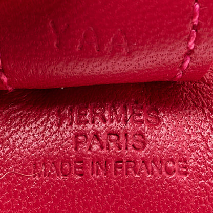 Hermes Milo Lambskin Grigri Rodeo Horse Bag Charm PM Rose Mexico 4 of 5