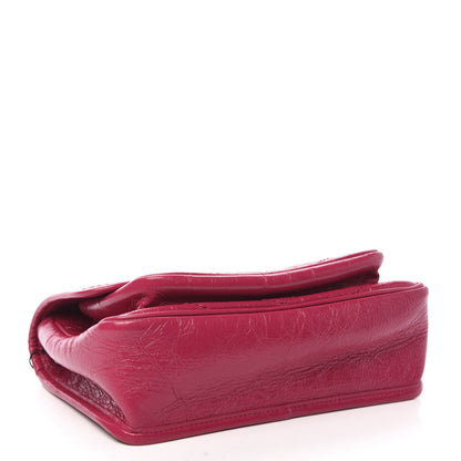 Saint Laurent Crinkled Calfskin Matelasse Monogram Baby Niki Chain Satchel Freesia 4 of 11