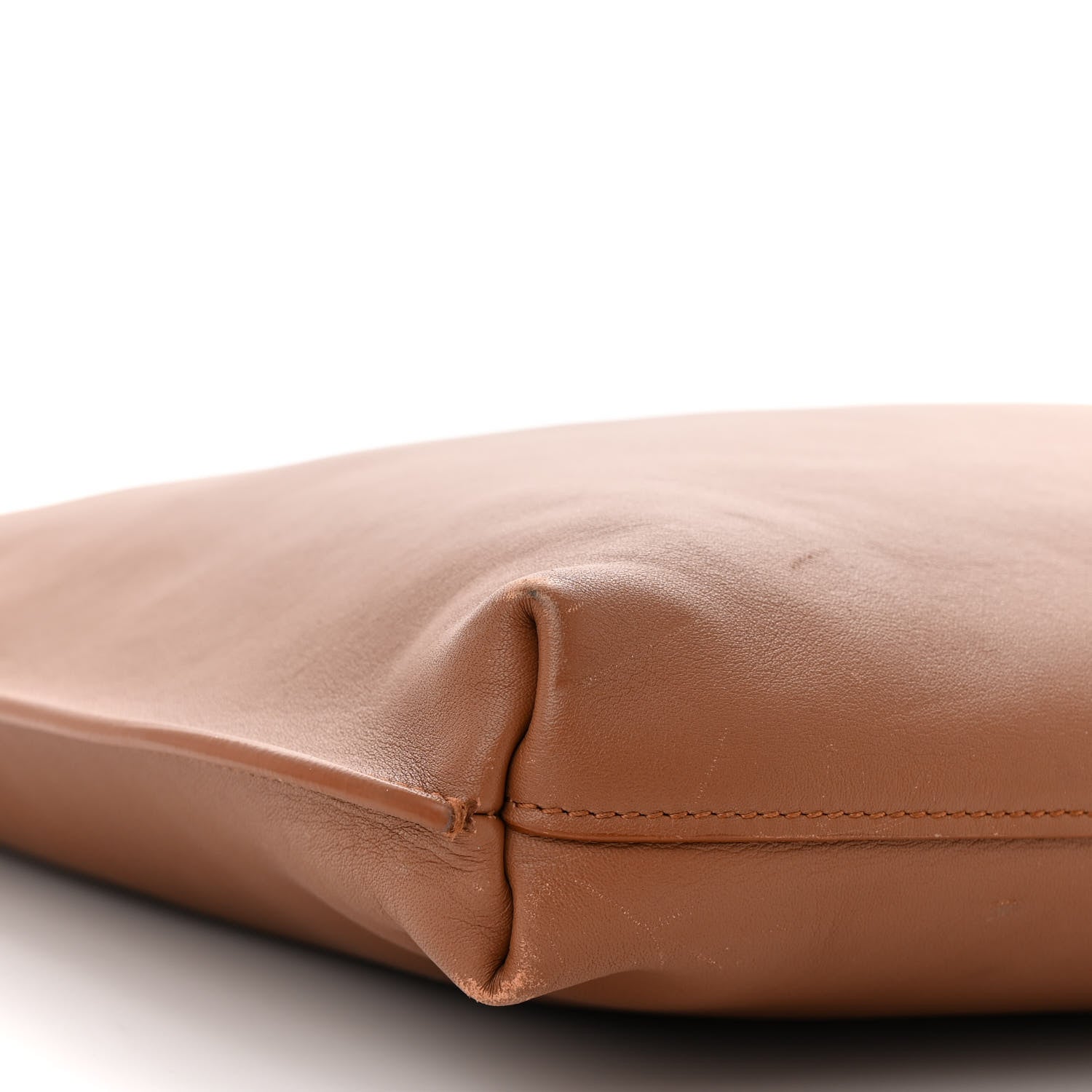 Saint Laurent Calfskin Medium Suzanne Hobo Brick 10 of 12