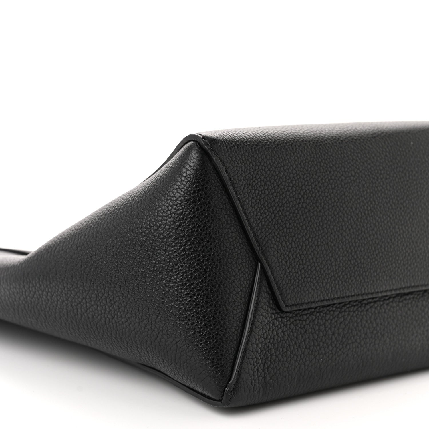 Celine Soft Grained Calfskin Small Sangle Bucket Bag Black 8 of 9