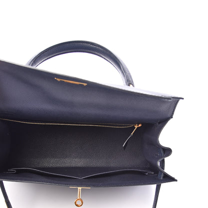 Hermes Epsom Kelly Sellier 28 Bleu Indigo 6 of 42