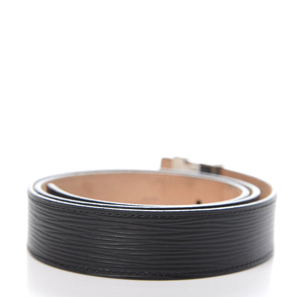 Louis Vuitton Epi 30mm LV Initiales Belt 80 32 Black 2 of 10