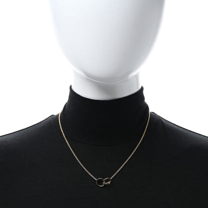 Cartier 18K Yellow Gold Interlocking LOVE Necklace 2 of 5