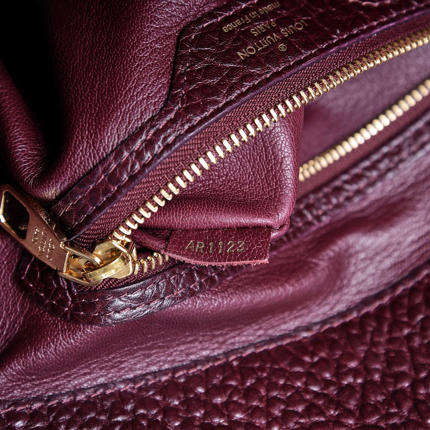Monogram Ostrich Python Majestueux PM Bordeaux