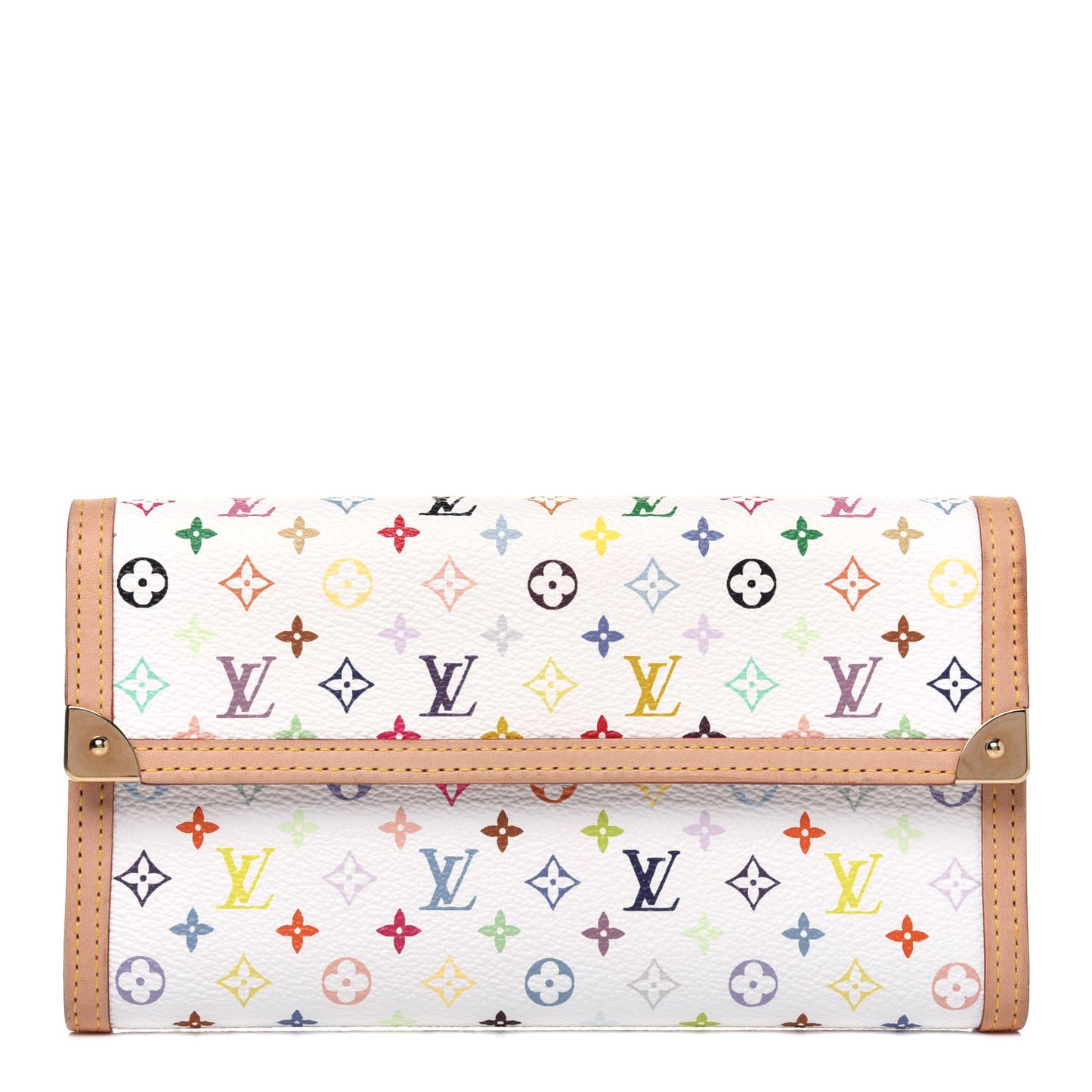 Monogram Multicolor Porte Tresor International Wallet White