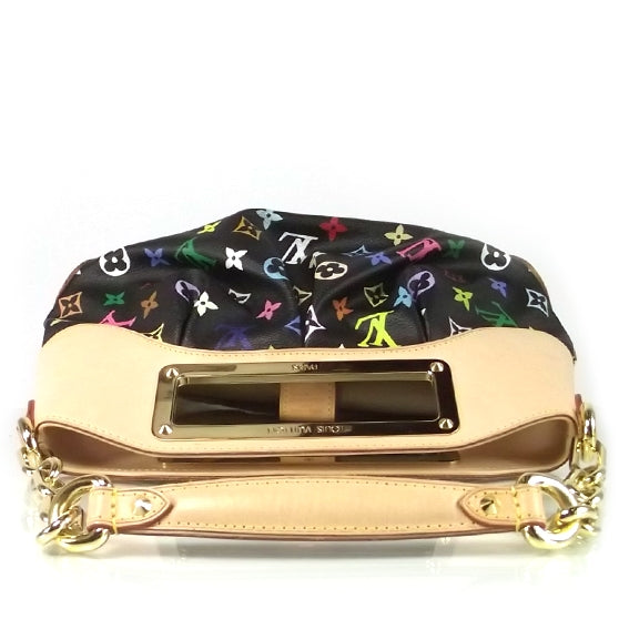 Louis Vuitton Monogram Multicolor Judy PM Black 4 of 7