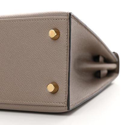 Hermes Epsom Kelly Sellier 25 Gris Asphalte 10 of 13