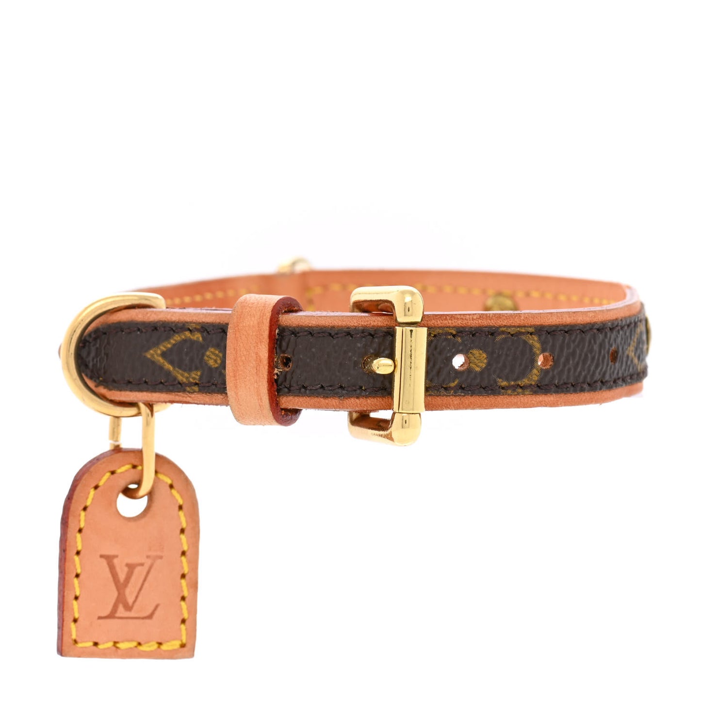 Monogram Baxter Dog Collar XS