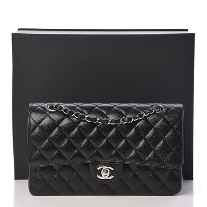 Chanel Caviar Quilted Medium Double Flap Black 11 of 11