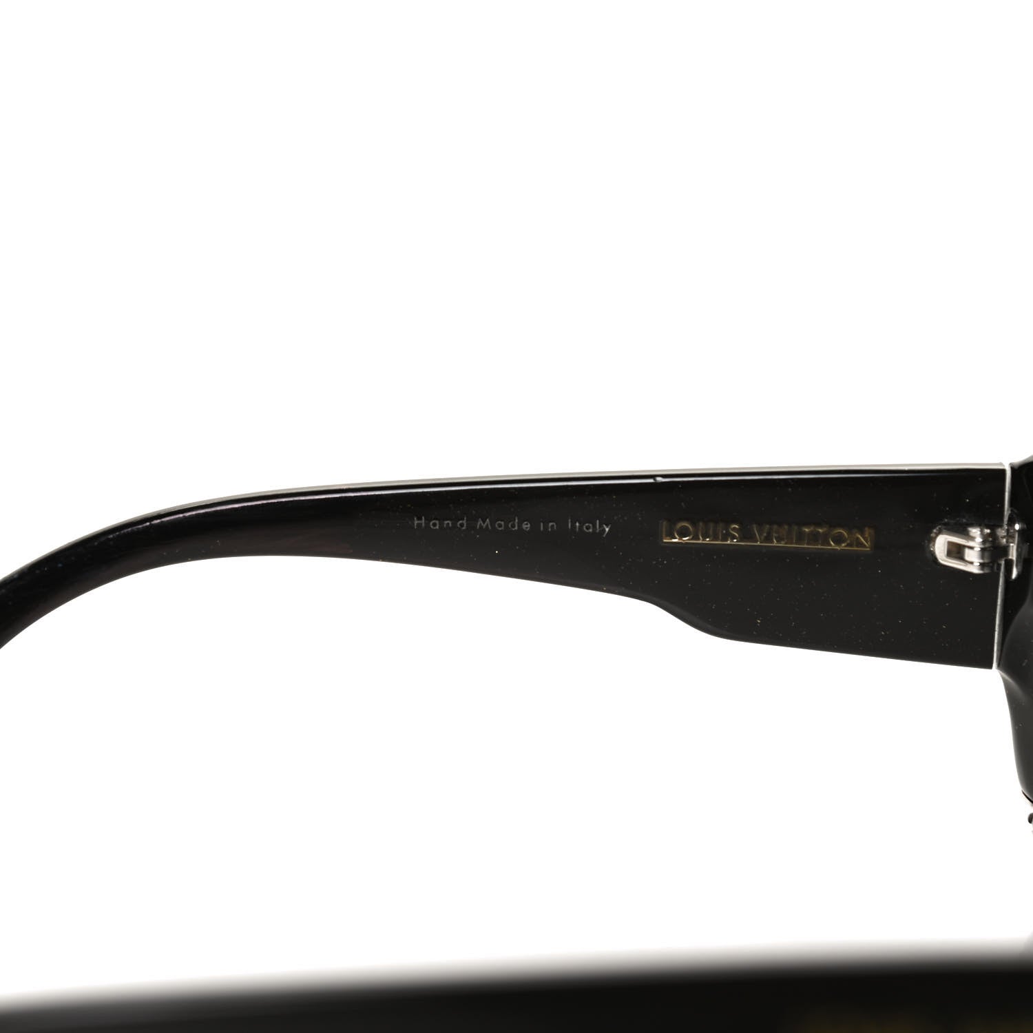 Louis Vuitton Acetate Hortensia Sunglasses Z0365W Black Glitter 6 of 8