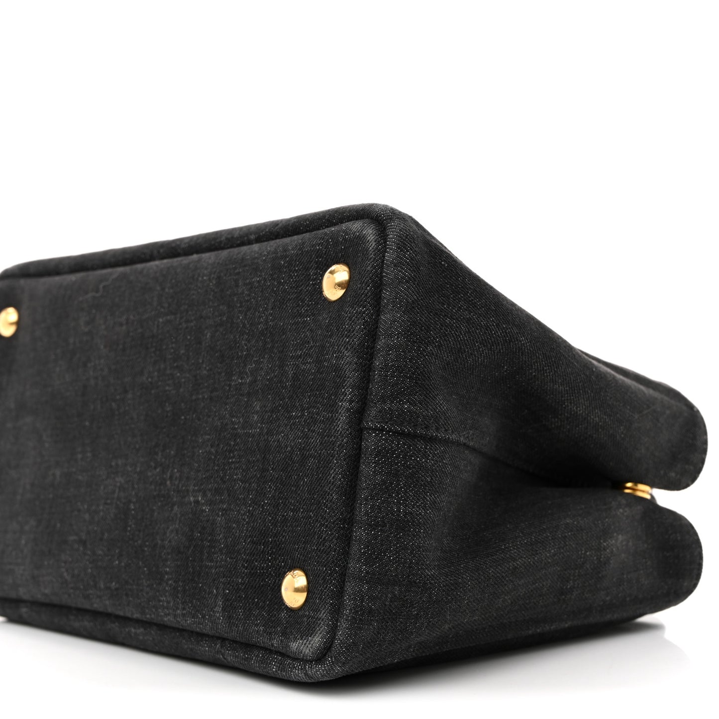 Denim Small Logo Tote Black