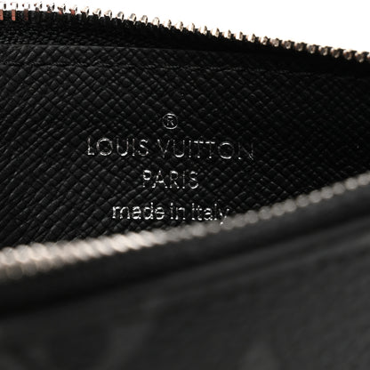 Louis Vuitton Monogram Eclipse Taiga Coin Card Holder 6 of 7