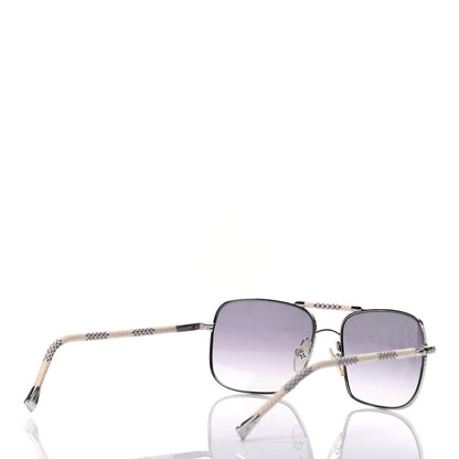 Louis Vuitton Damier Azur Conspiration Pilote Aviator Sunglasses Z0297U 3 of 6
